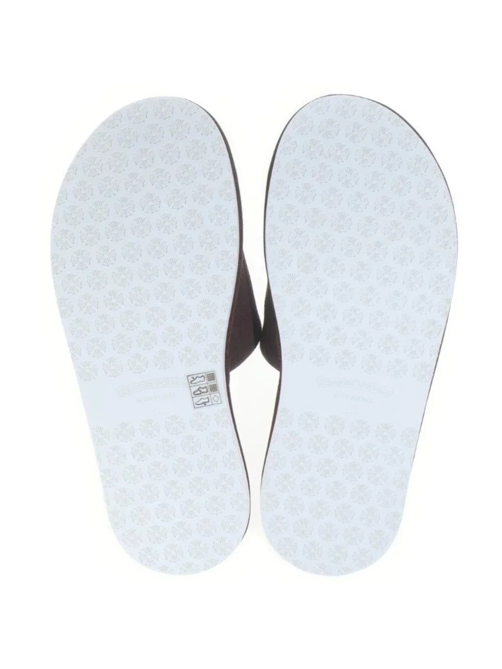 Chrome Hearts Hotel Slipper Tokyo Limited Horseshoe Slippers Sandals Brown